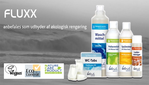 ulrich naturlich rengøringsmidler anbefaler fluxx rengøringsfirma